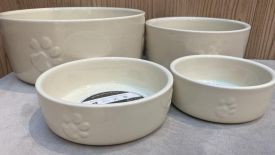 Scruffs Scandi Icon Food Bowl Cream