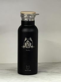 Baboo Bottle 500ml Black Husky