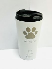 Action Lab Cooffe Thermos White Dog Paw 370ml