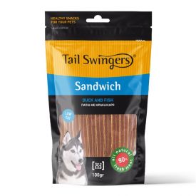 Tail Swingers Sandwich Duck With Fish
