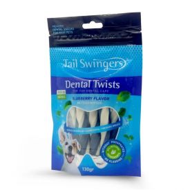 Tail Swingers Dental Twists Blueberry