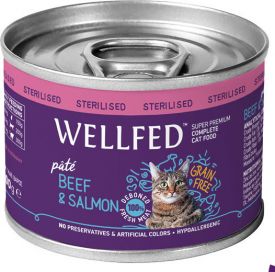 Wellfed Adult Sterilised Beef And Salmon
