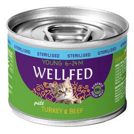 Wellfed Young Sterilised Turkey And  Beef