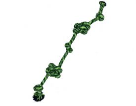 Pet Interest Rope Toy With 5 Knots Mint Flavor