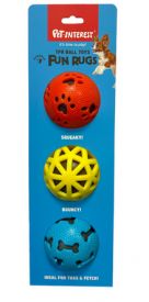 Pet Interest Tpr Bouncy Balls With Squeaker