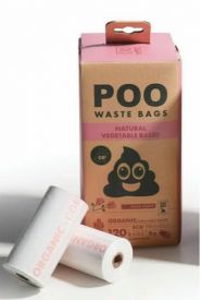 Poo Dog Waste Bags Rose Scented
