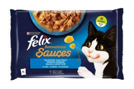 Purina One Felix Sensations Jellies Trout And Salmon Multipack