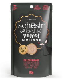 Schesir Cat After Dark Velvet Chicken With Beef Mousse Pouch