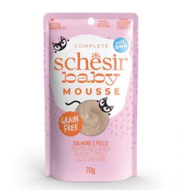 Schesir Cat Baby Salmon & Chicken Mousse Pouch
