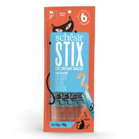 Schesir Cat Stix Salmon Creamy Snacks
