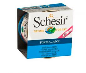 Schesir Sr Kitten Tuna  Aloe In Jelly 85gr