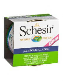 Schesir Chicken And Aloe Kitten 85G