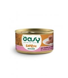 Oasy Wet Cat Caprice Mousse For Kittens With Salmon
