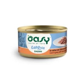 Oasy Wet Cat Caprice Diced With Salmon And Chicken