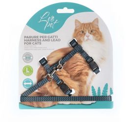 Leo Pet Cat Harness/lead Zigzag 