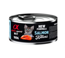 Alpha Spirit Salmon For Kittens Wet Cat Food