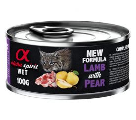 Alpha Spirit Lamb With Pear For Sterilized Cat Wet Food