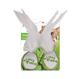 Afp Green Rush Feather Ball 2 Pack