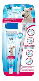Afp Sparkle Dental Cleaning Set For Dogs With Peanut Butter