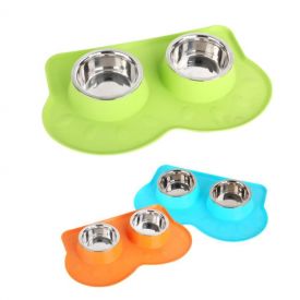 Pawise Double Pet Feeders