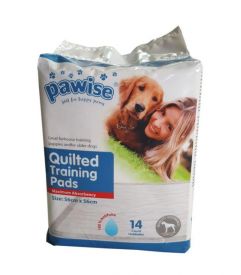 Pawise Quilted Puppy Training Pads 56x56 14 Pieces