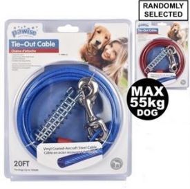 Pawise Heavy Duty Tie Out Cable Max 55kg 