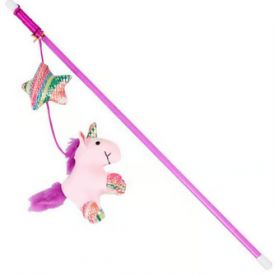 Pawise Cat Toy Unicorn Teaser With Catnip