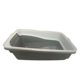 Pawise Cat Litter Tray Gray