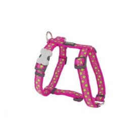 Redingo Dog Harness Stars Hot Pink
