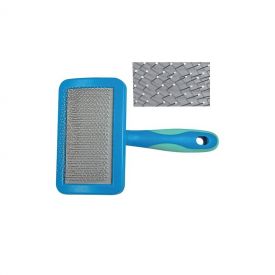 Slicker Fine Wire Dog Brush  Medium Size With Balls On The Tips