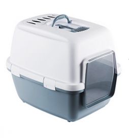 Stefanplast Litter Box Cathy Comfort Blue/white