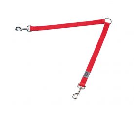 Nobby Double Leash Red 2x30 Cm X10mm