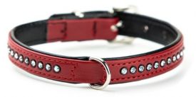 Nobby Crystal Collar With Swarovski Crystals Red