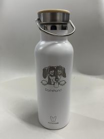 Baboo Bottle White Dachshund