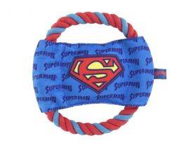Fan Pets Dog Dental Disco Rope Superman