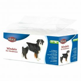 Trixie Female Dog Diapers Disposable  M 32-48cm  12 Pack