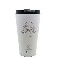 Coffee Thermos Poodle White