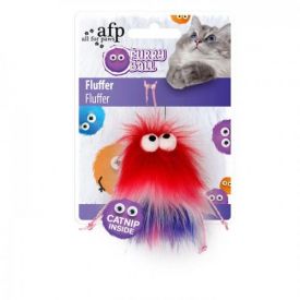Afp Red Fluffer Furry Ball