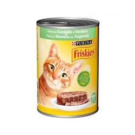 Friskies Cat Food Pate With Rabbit  Vegetables