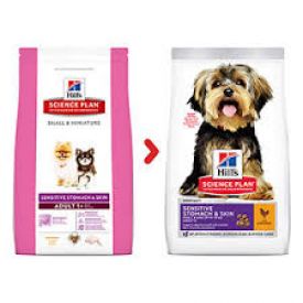 Hill's Science Plan Sensitive Stomach & Skin Small & Mini Adult Dog Food With Chicken