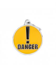 image of Myfamily Danger Nametag