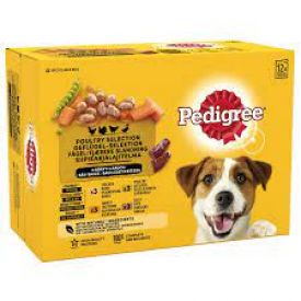 Pedigree Dog Food Pouches Poultry Selection