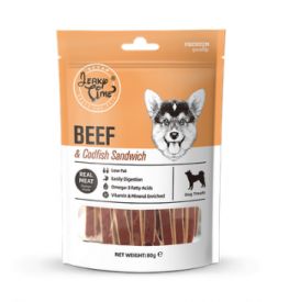 image of Jerky Time Beef And Codfish Sandwiches