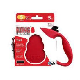 Kong Retractable Trail Leash Red
