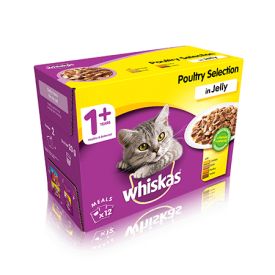 Whiskas Pouches Jelly Poultry 