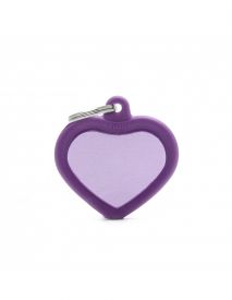 Myfamily Purple Heart With  Rubber