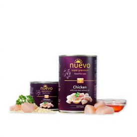 Nuevo Kitten Chicken With Rice And Salmon Oil