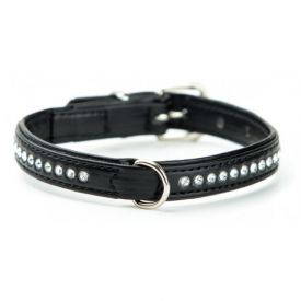 Nobby Crystal Collar With Swarovski Crystals Black