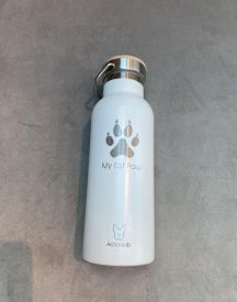 Baboo Bottle White My Cat Paw