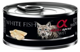 Alpha Spirit Wet Food For Cats White Fish With Apple